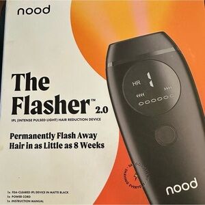 Nood The Flasher 2.0 IPL Hair Removal Device - Black light new